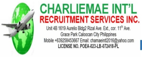 Charliemae Intl Recruitment Services Inc